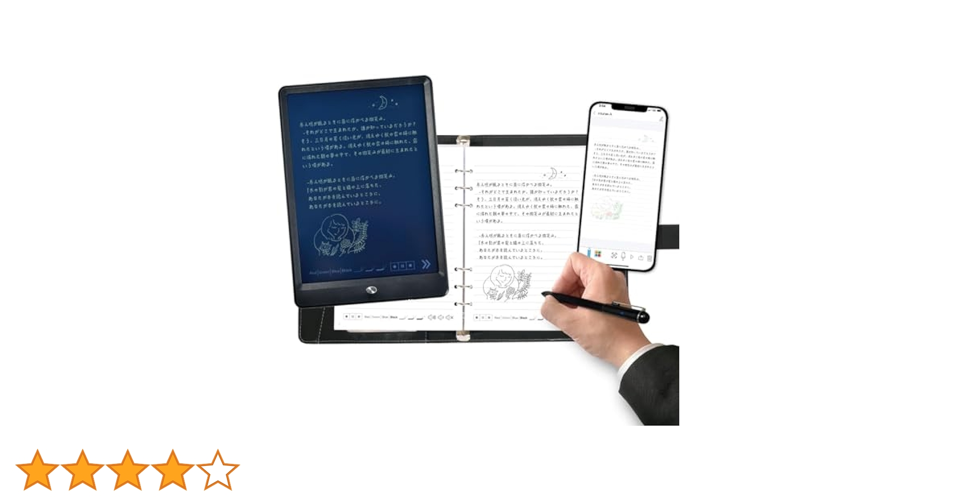 Ophaya 電子ノートライティングセット　替ペン付き Amazon | Ophaya smartpen スマートペン 電子ノート